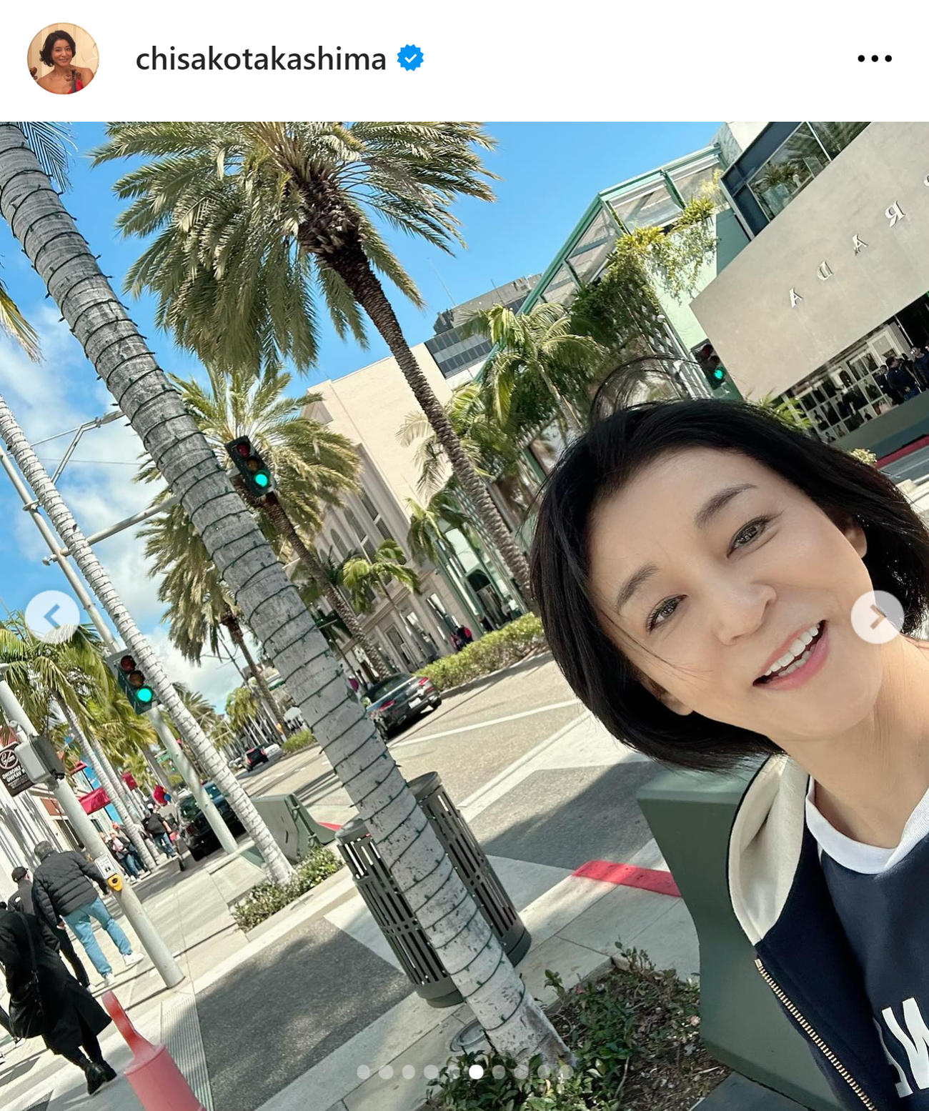 高嶋ちさ子のインスタグラムから