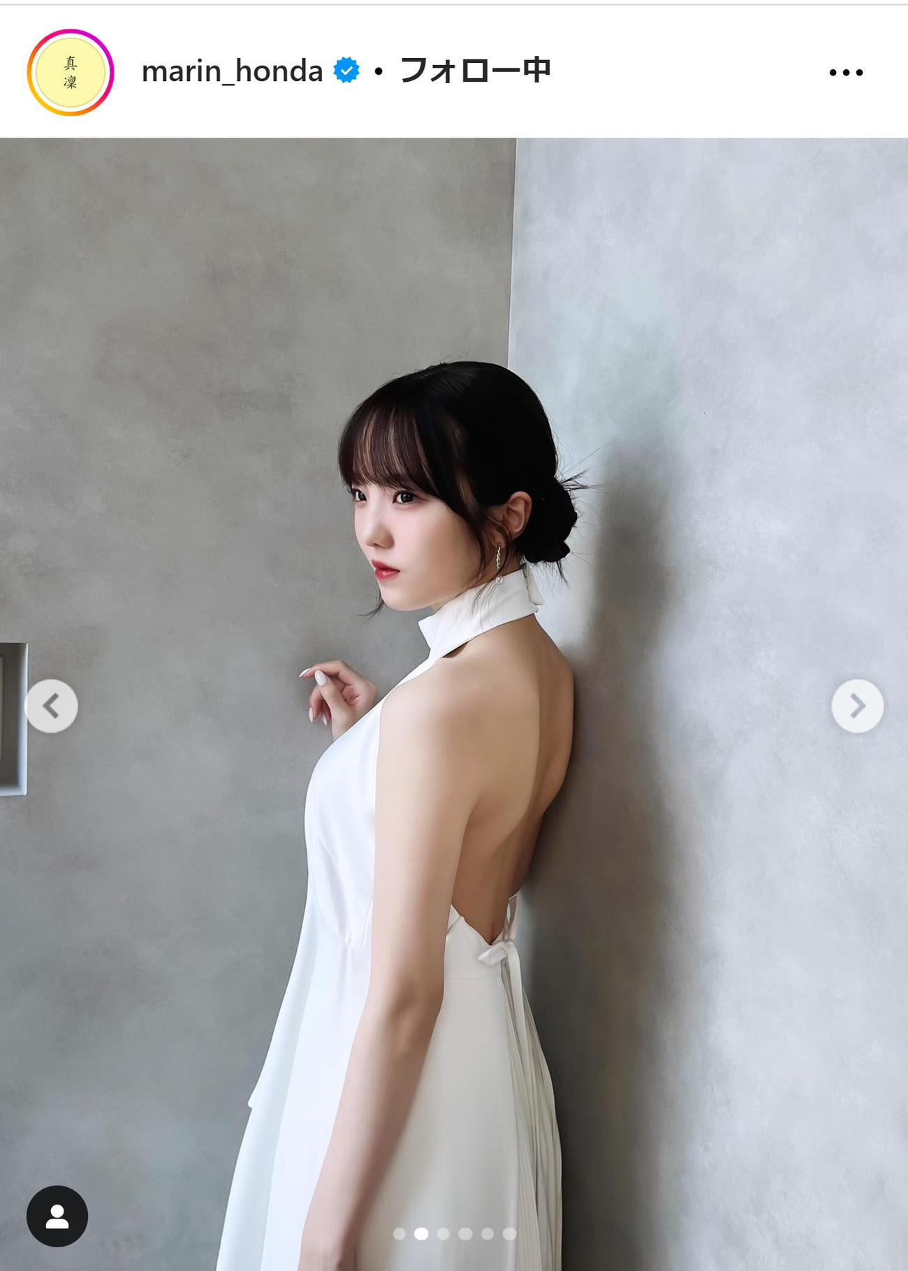 本田真凜さんのインスタグラムから