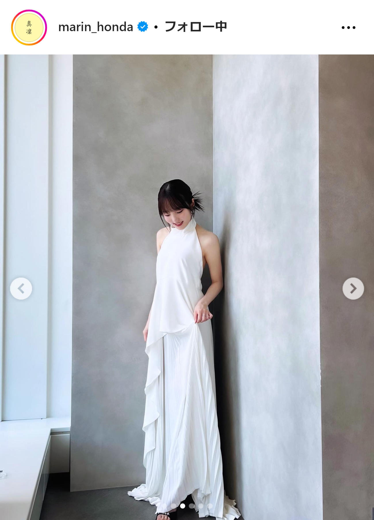 本田真凜さんのインスタグラムから