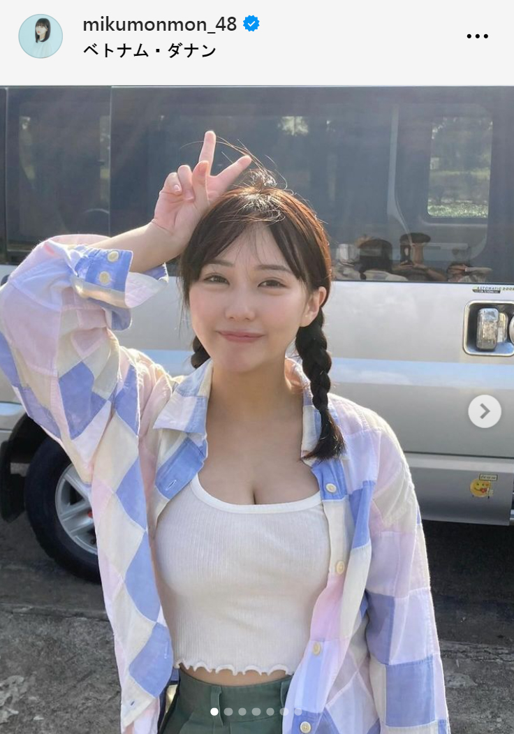 田中美久のインスタグラムから