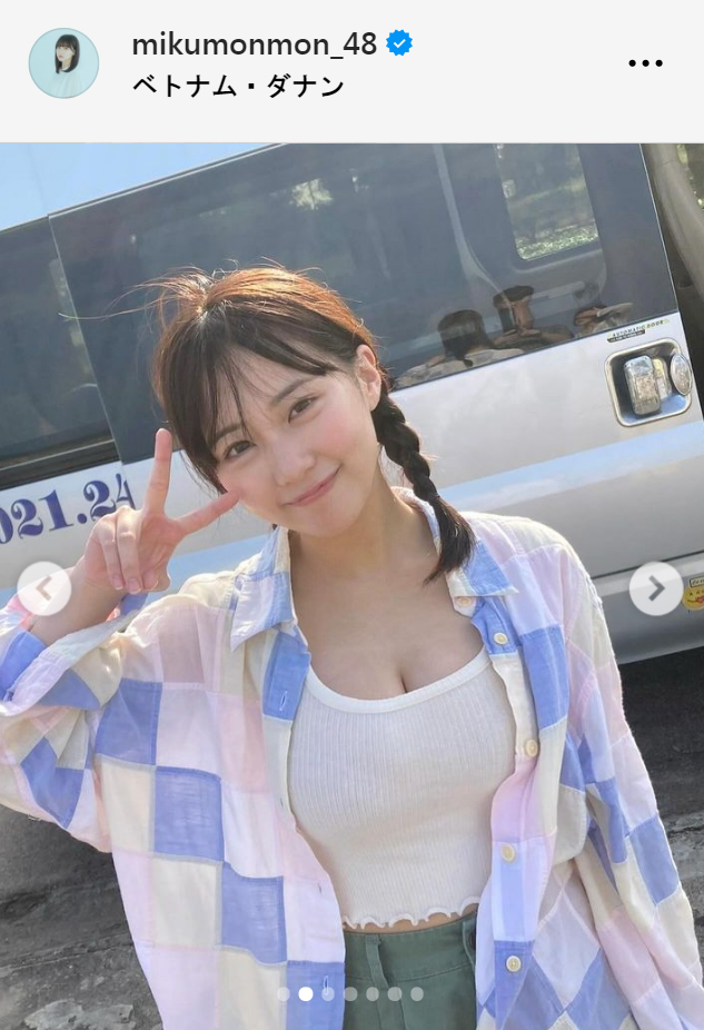 田中美久のインスタグラムから