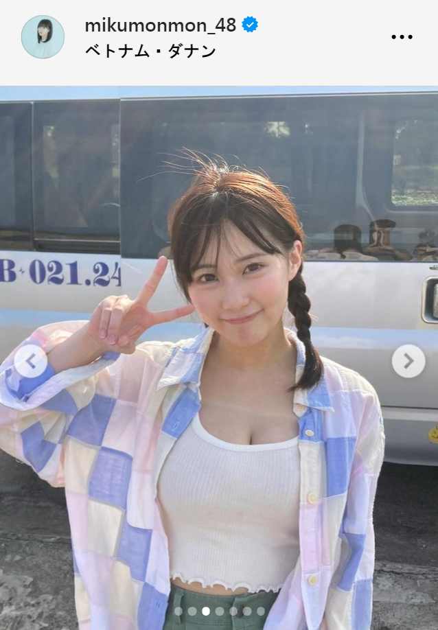 田中美久のインスタグラムから