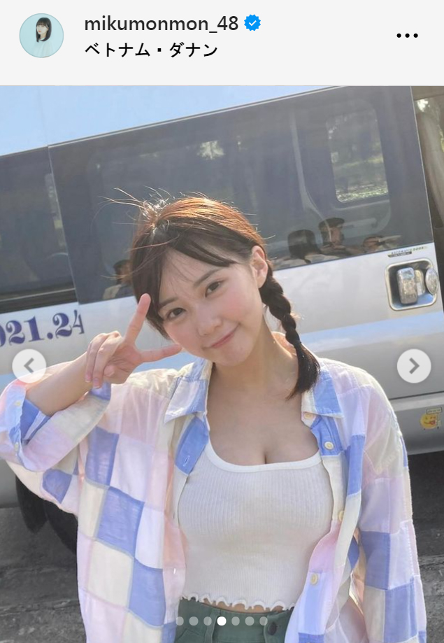 田中美久のインスタグラムから