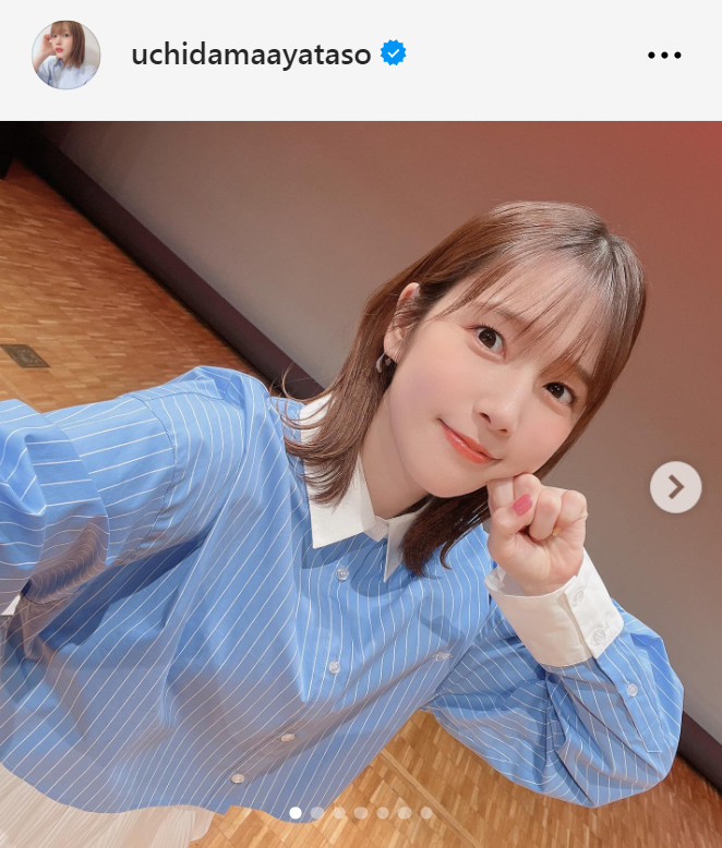 内田真礼のインスタグラムから