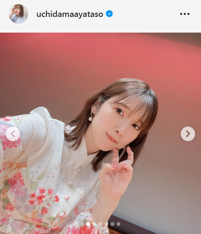 内田真礼のインスタグラムから