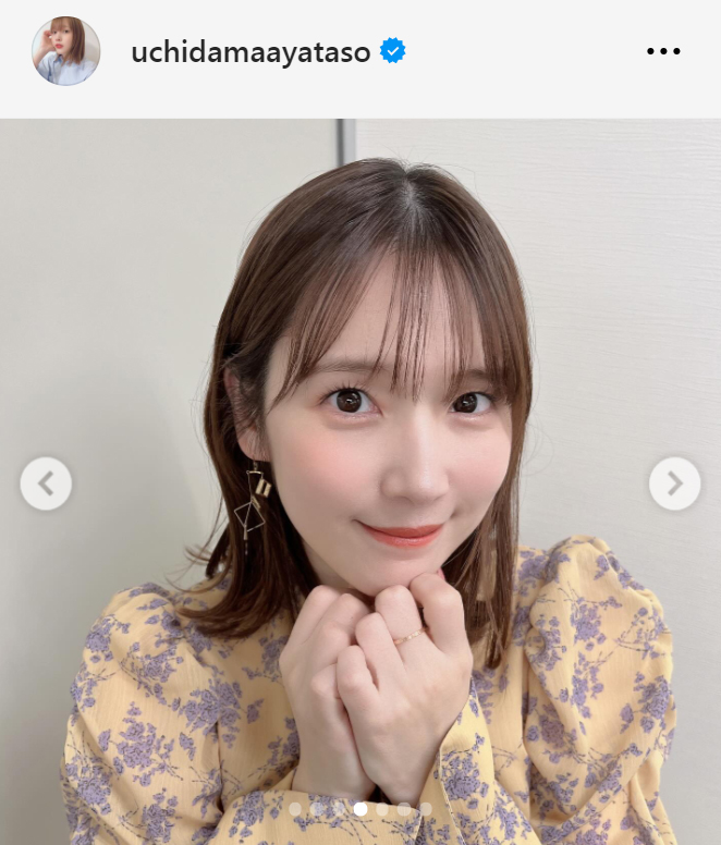 内田真礼のインスタグラムから