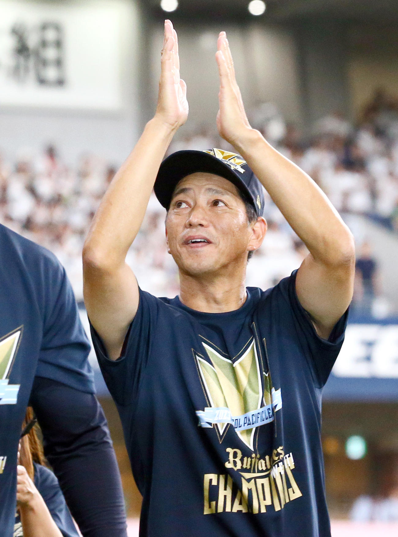 オリックス田口外野守備・走塁コーチ（2023年9月撮影）