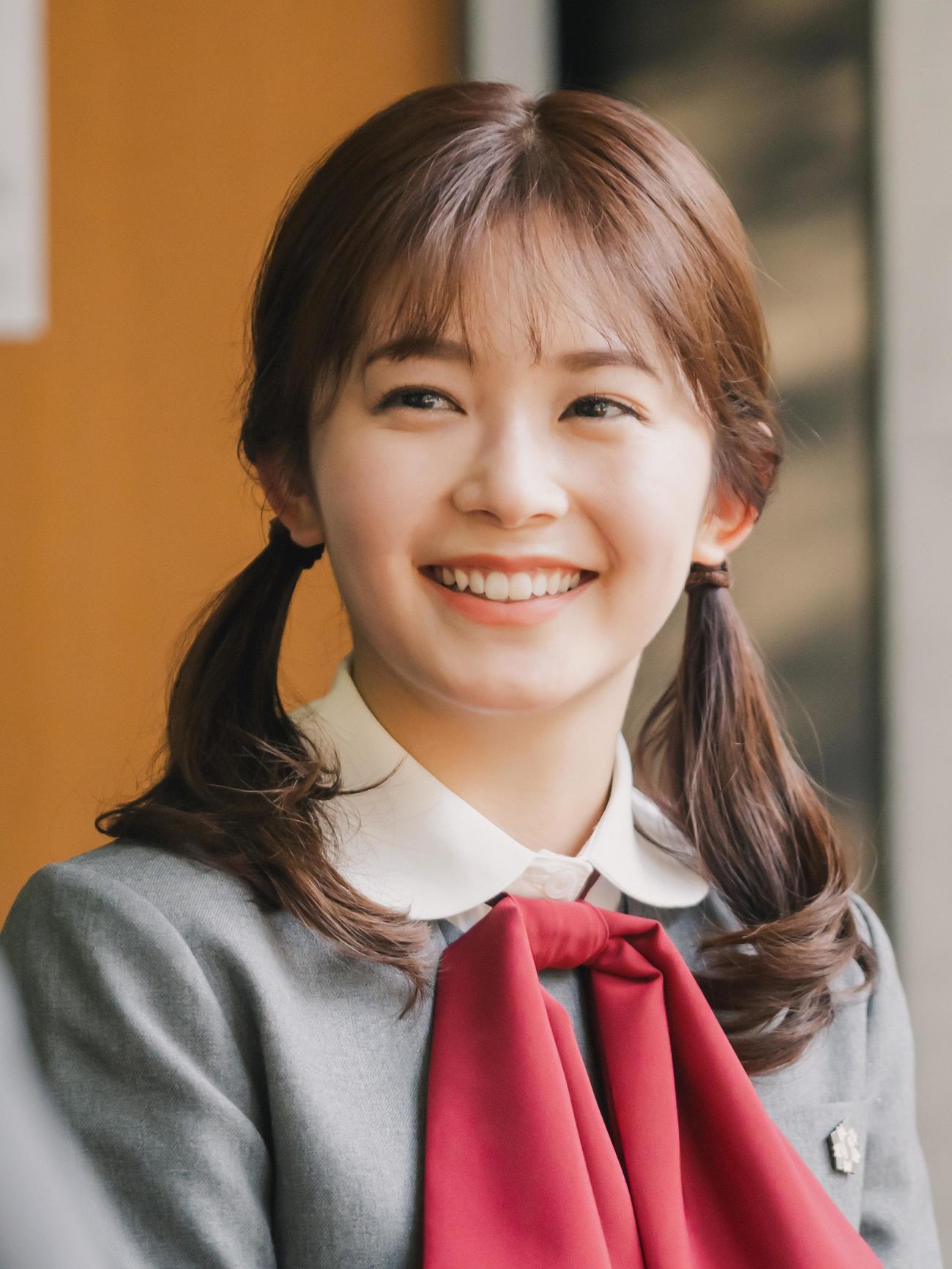映画「新米記者トロッ子　私がやらねば誰がやる！」で、文芸部部長の西園寺茉莉役を務める久間田琳加