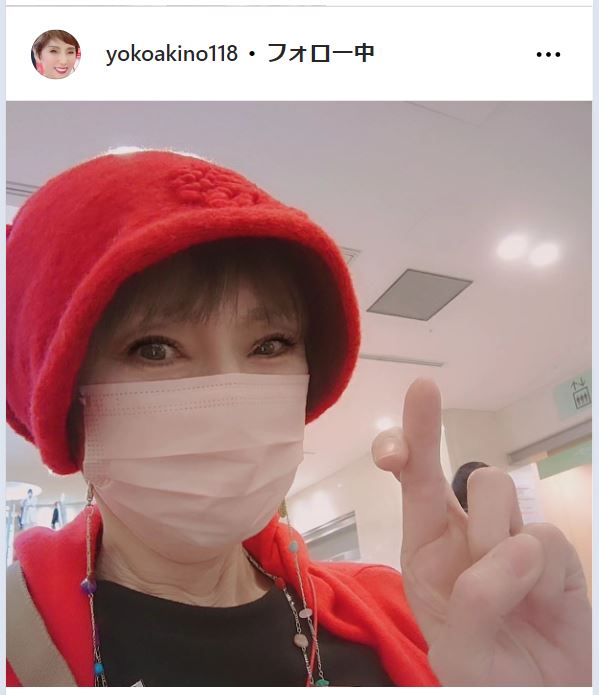 秋野暢子のインスタグラムから