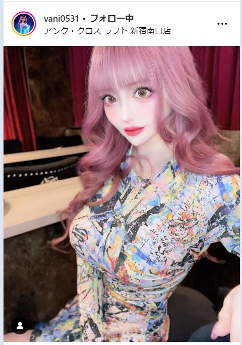 ヴァニラのインスタグラムから