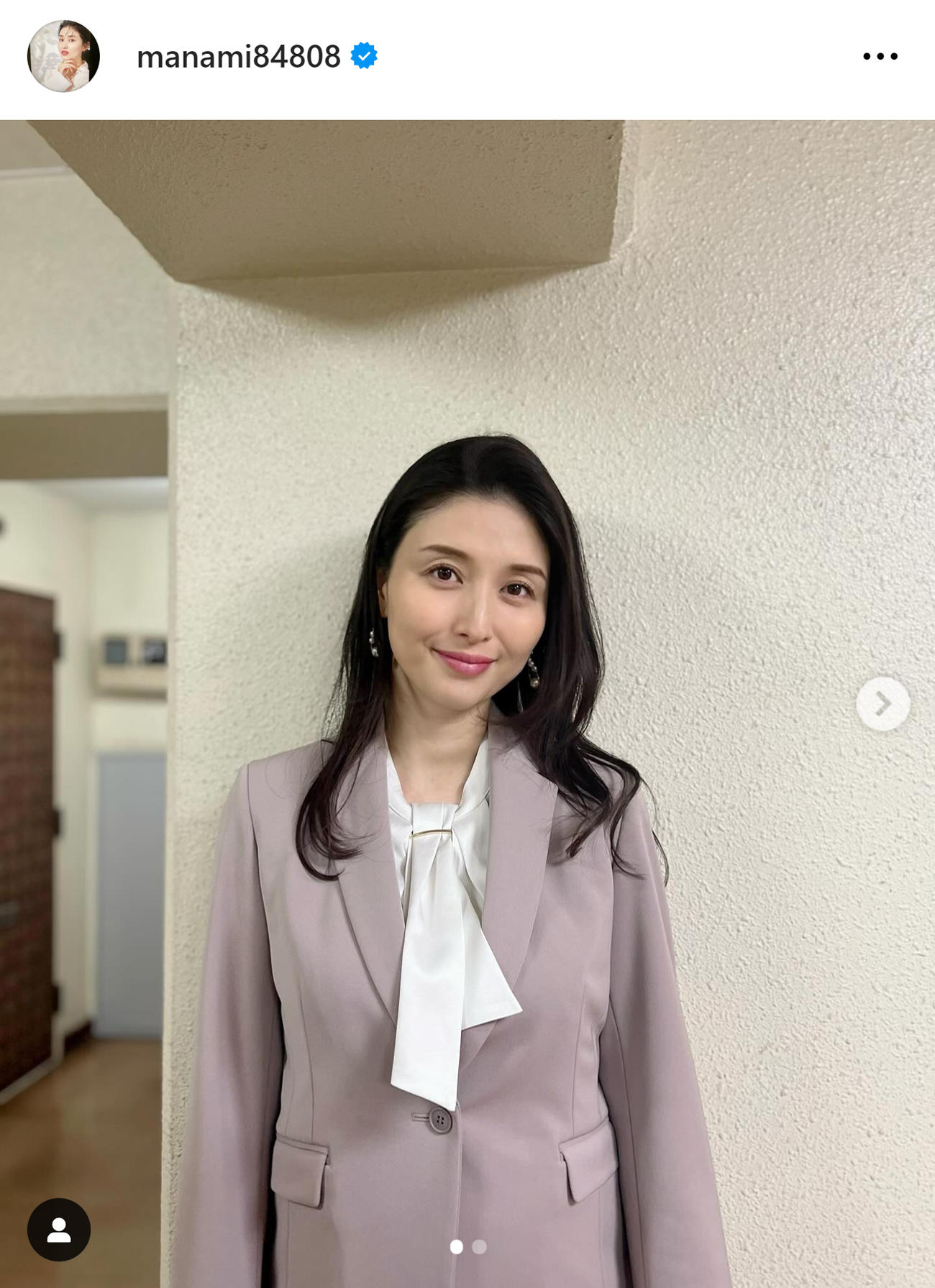 橋本マナミのインスタグラムから