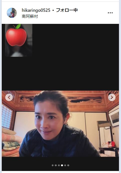 石田ひかりのインスタグラムから