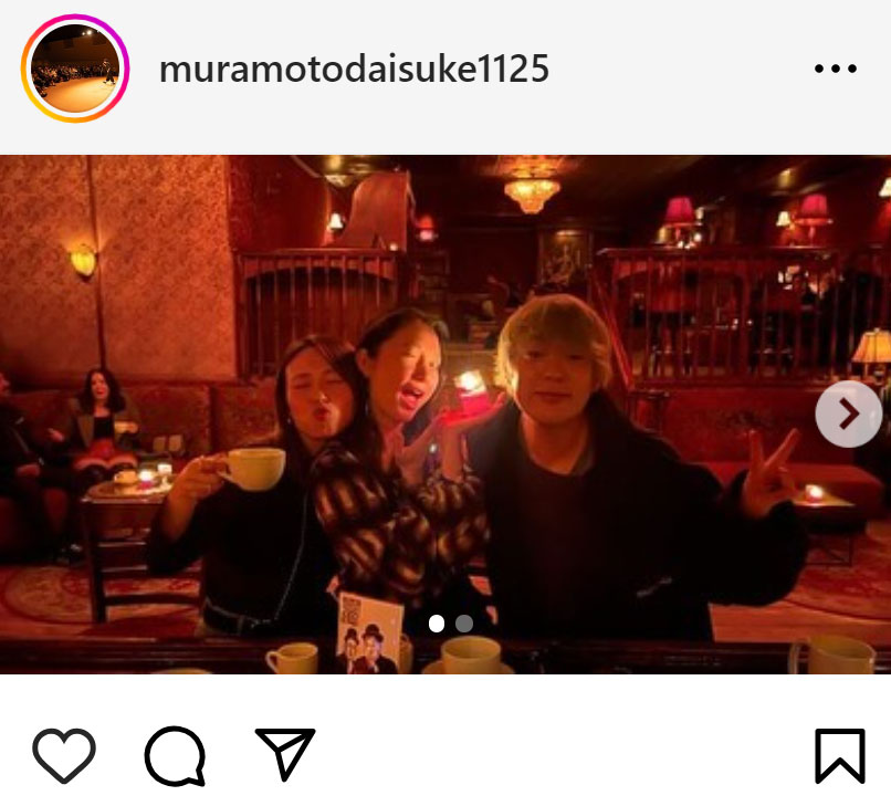 村本大輔のインスタグラムから