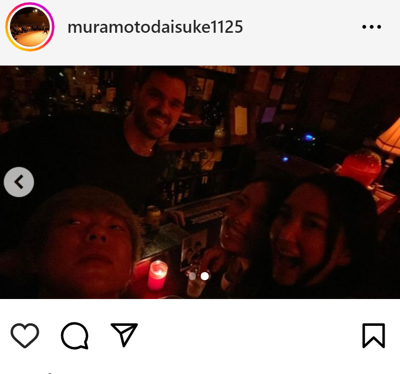 村本大輔のインスタグラムから