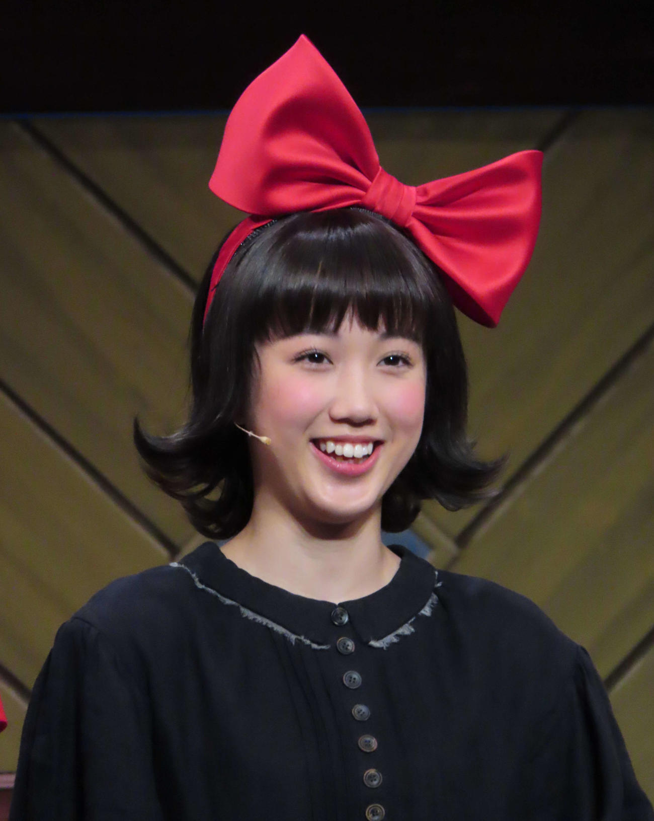 ミュージカル「魔女の宅急便」の初日前会見を行った山戸穂乃葉