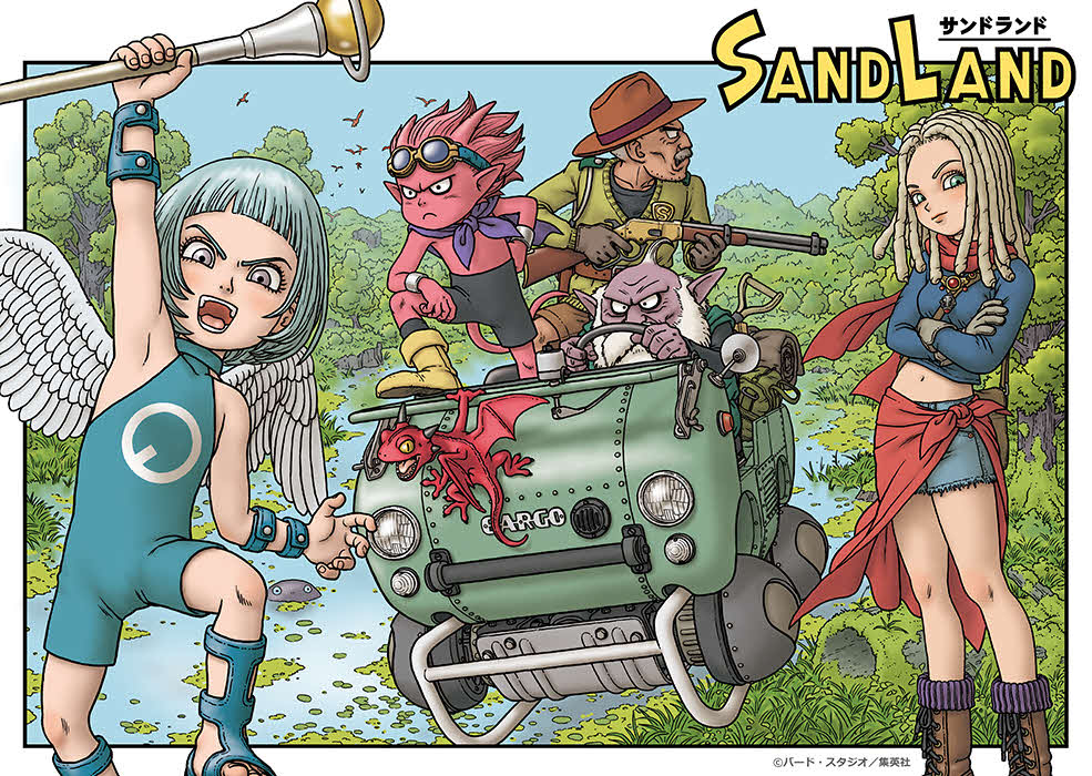 鳥山明氏が描き下ろした「SAND LAND」のイラスト（C）バード・スタジオ／集英社（C）SAND LAND製作委員会
