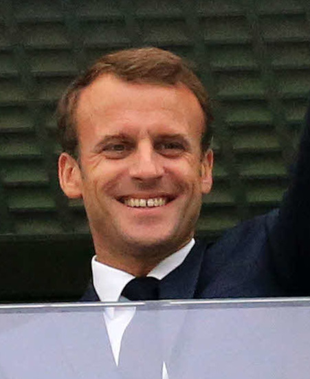 マクロン大統領（2018年7月撮影）