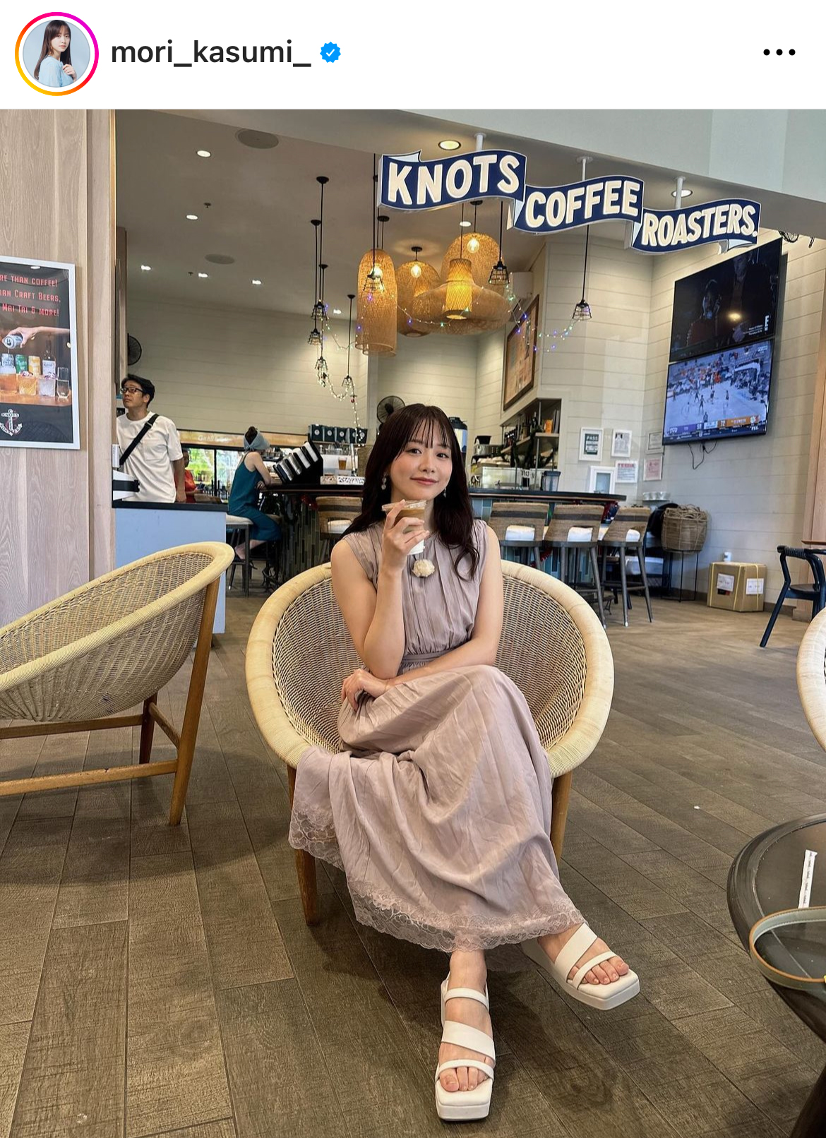 森香澄のインスタグラムから