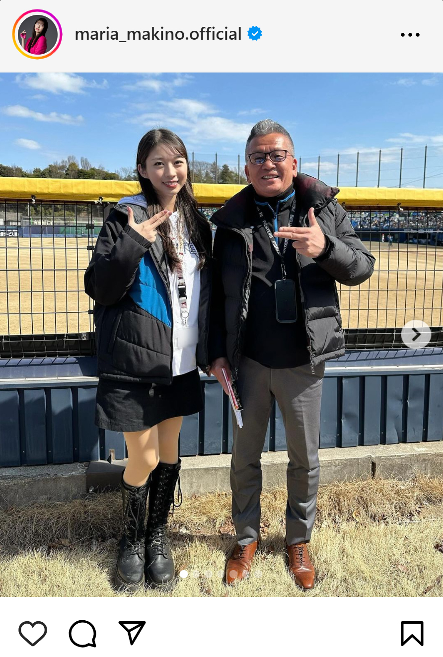 牧野真莉愛のインスタグラムから