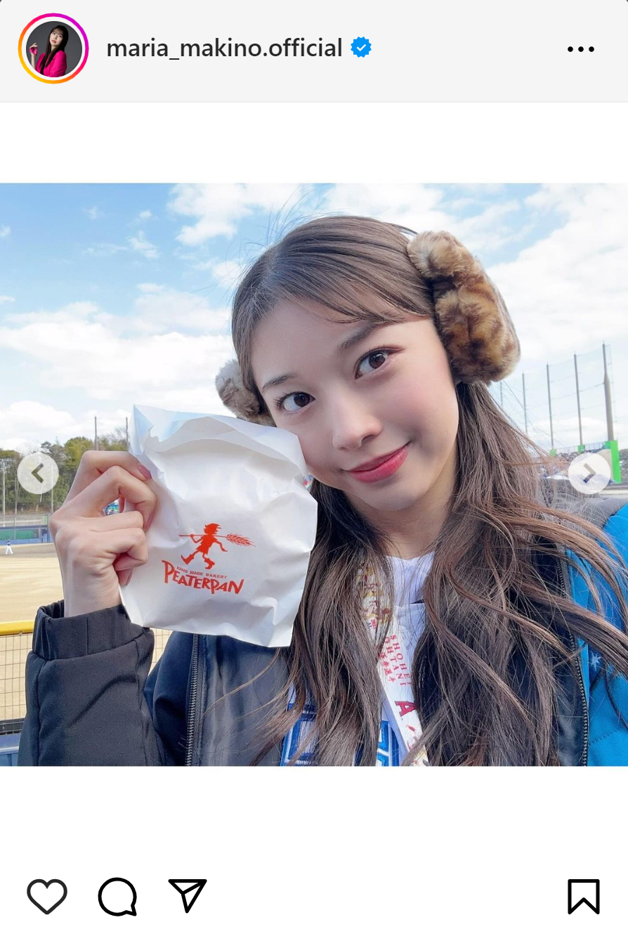 牧野真莉愛のインスタグラムから