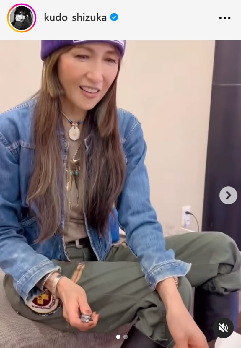工藤静香のインスタグラムから
