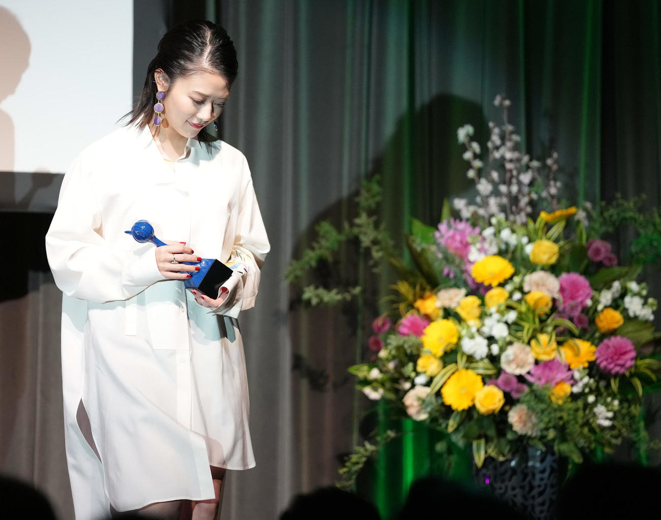 声優アワードで外国映画・ドラマ賞を受賞した高畑充希（撮影・鈴木みどり）