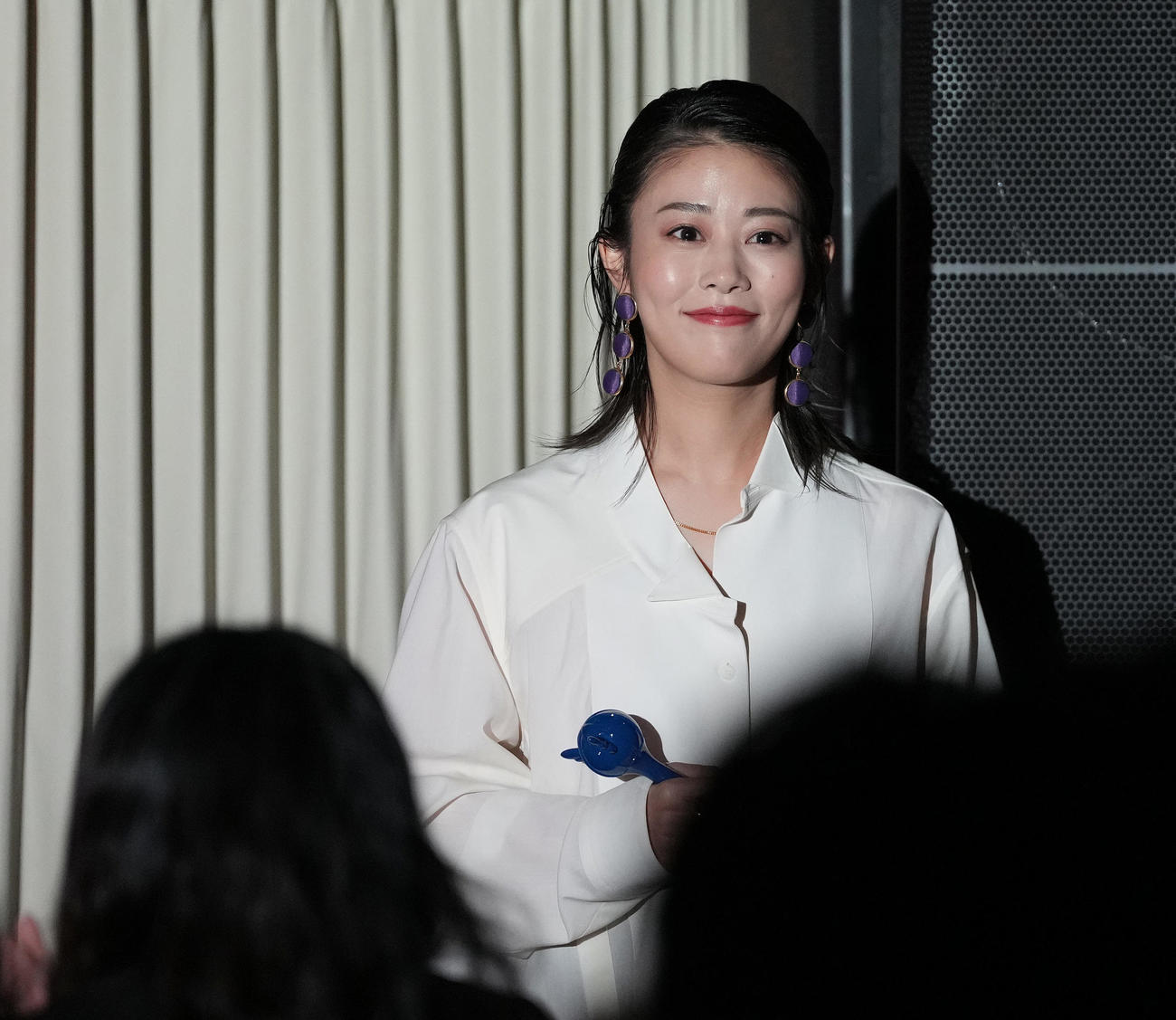 声優アワードで外国映画・ドラマ賞を受賞した高畑充希（撮影・鈴木みどり）