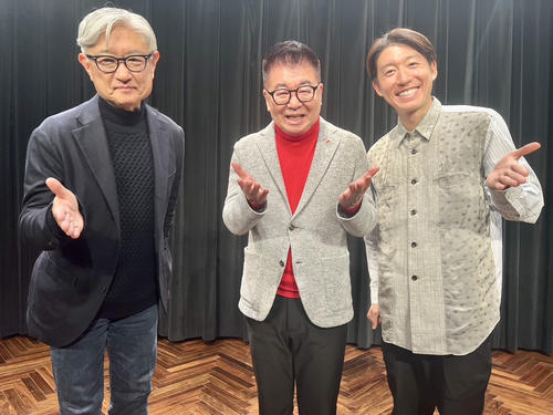 生島ヒロシ、次男翔、堤幸彦監督とドキュメンタリー映画のトークショー　震災から13年に涙