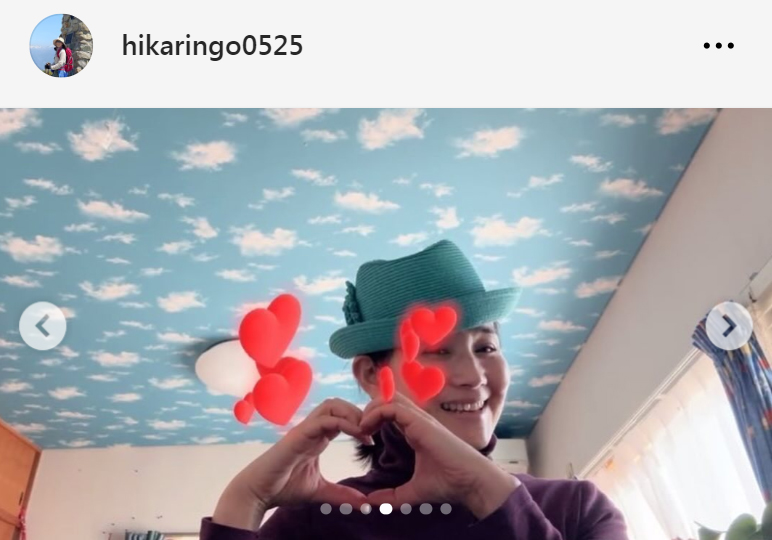 石田ひかりのインスタグラムから