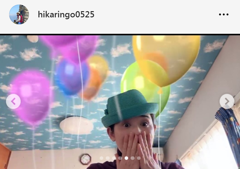 石田ひかりのインスタグラムから