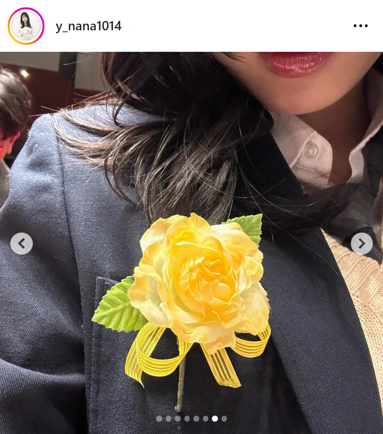 矢野ななかのインスタグラムから