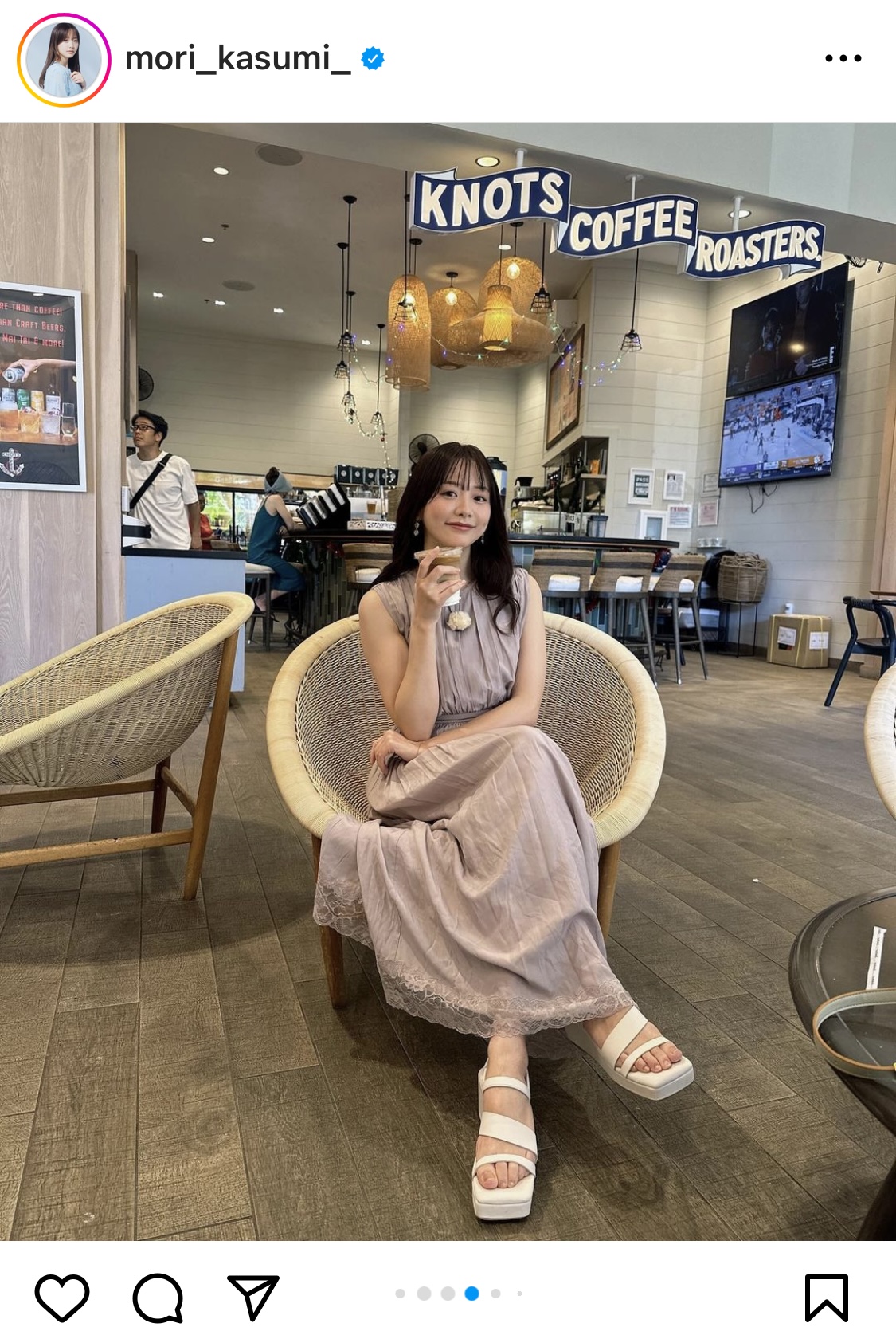 森香澄インスタグラムから