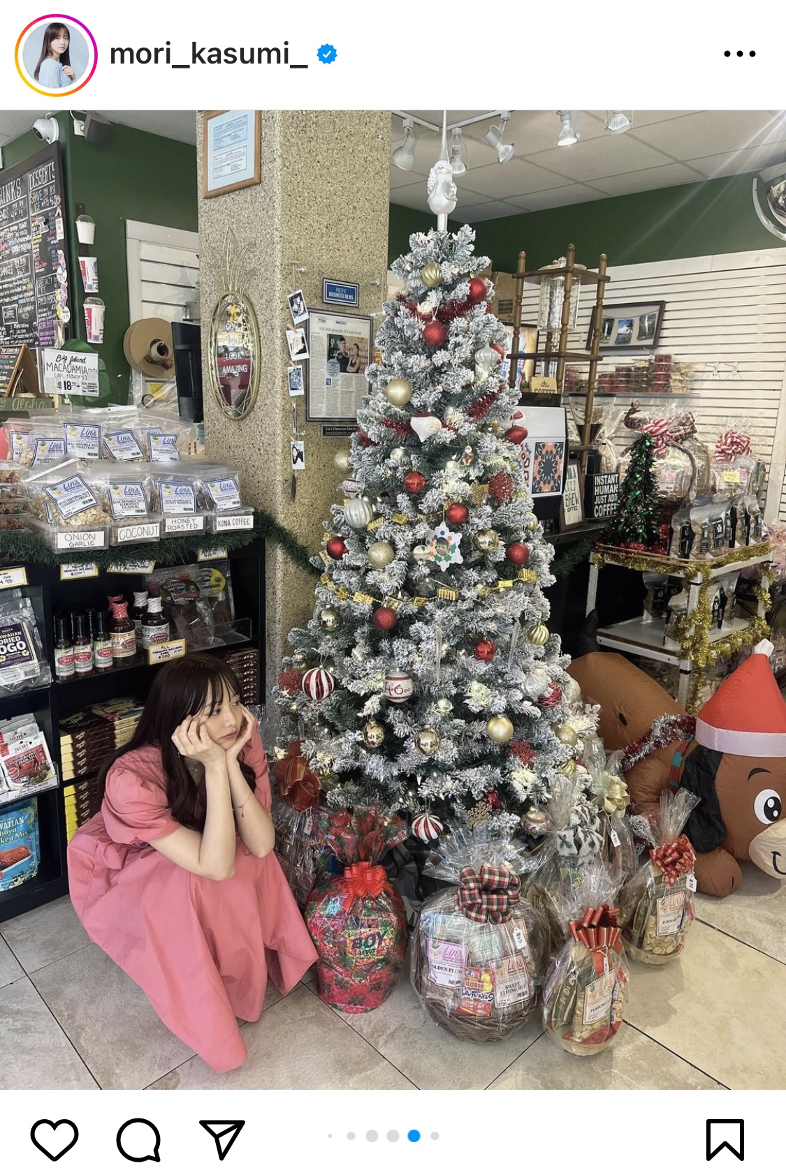 森香澄インスタグラムから