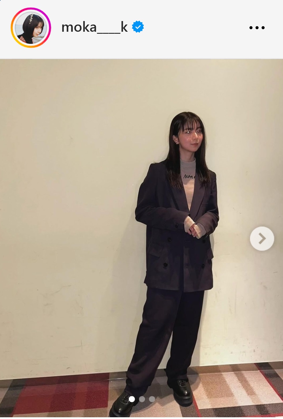 上白石萌歌のインスタグラムから