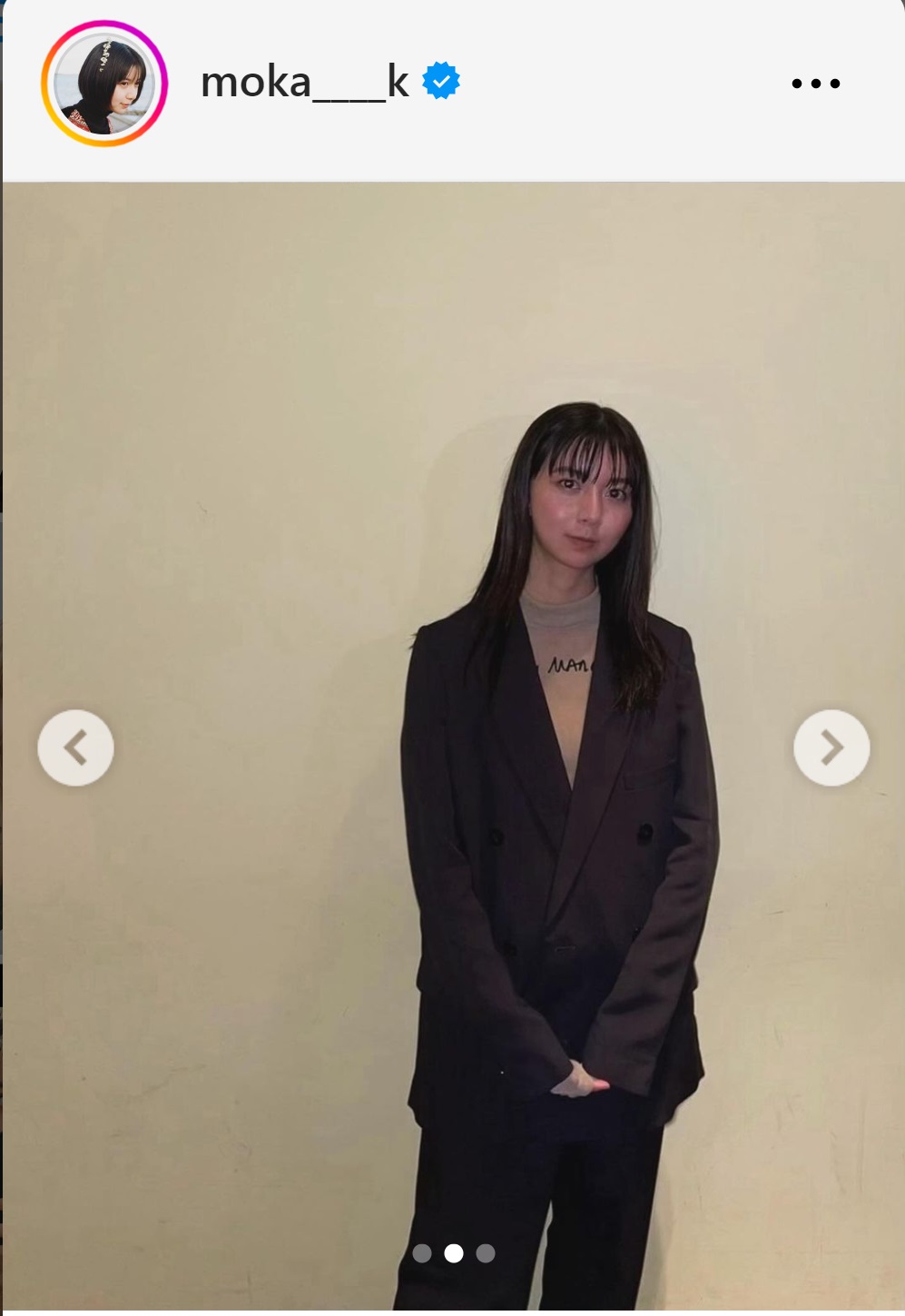 上白石萌歌のインスタグラムから