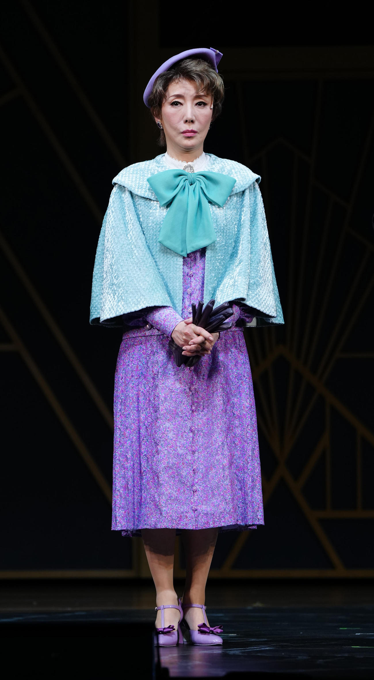 ミュージカル「20世紀号に乗って」の取材会に臨む戸田恵子（撮影・江口和貴）