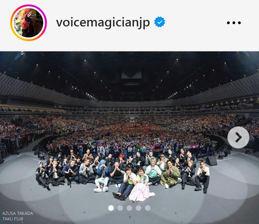 湘南乃風HAN－KUNのインスタグラムから