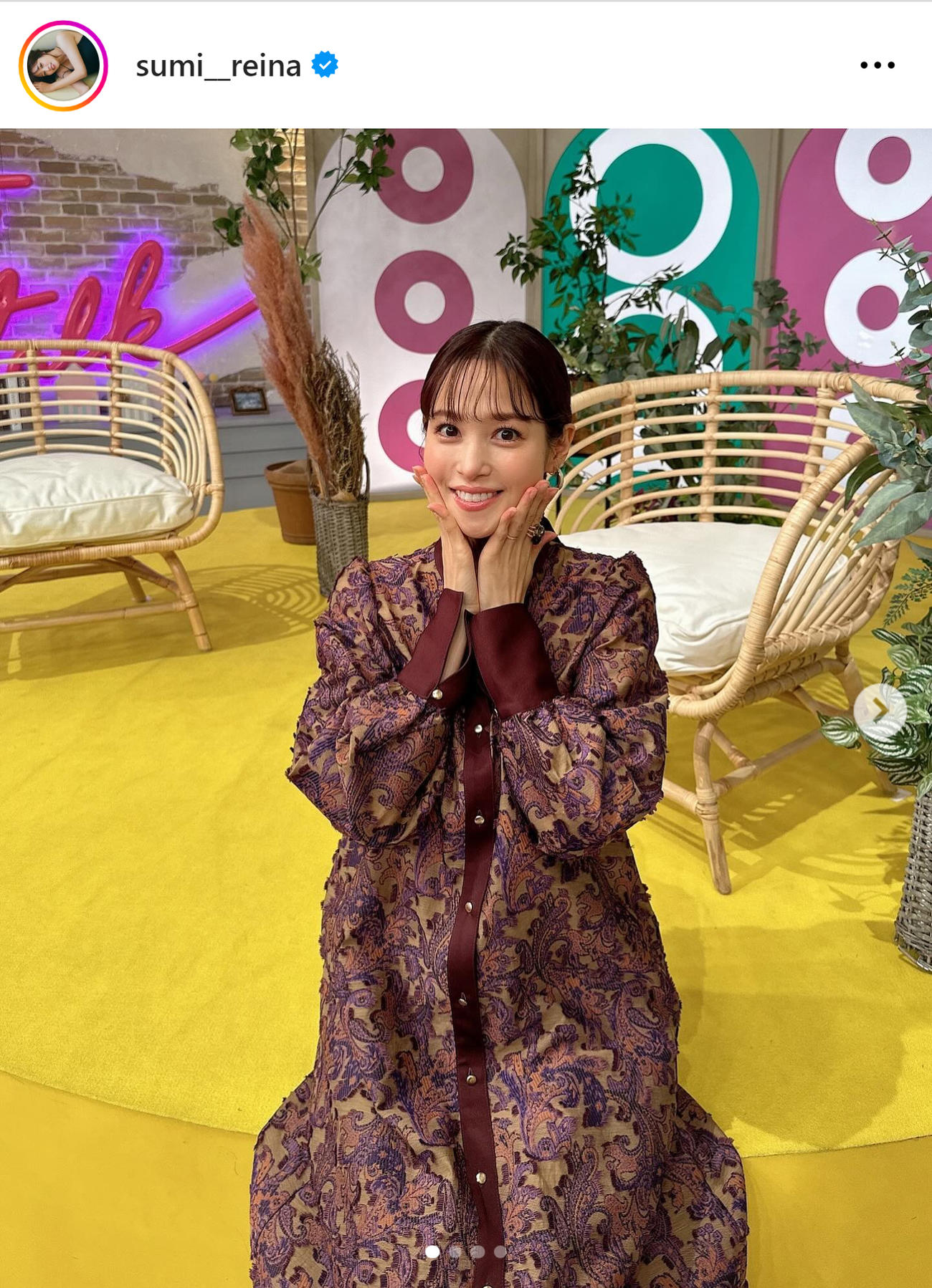 鷲見玲奈のインスタグラムから