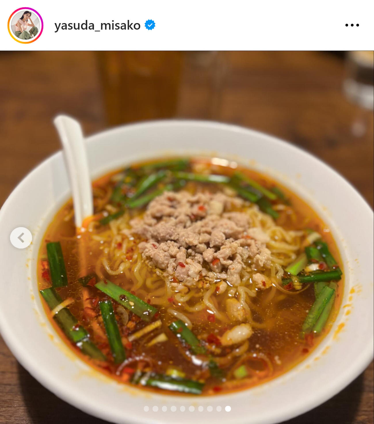 安田美沙子のインスタグラムから