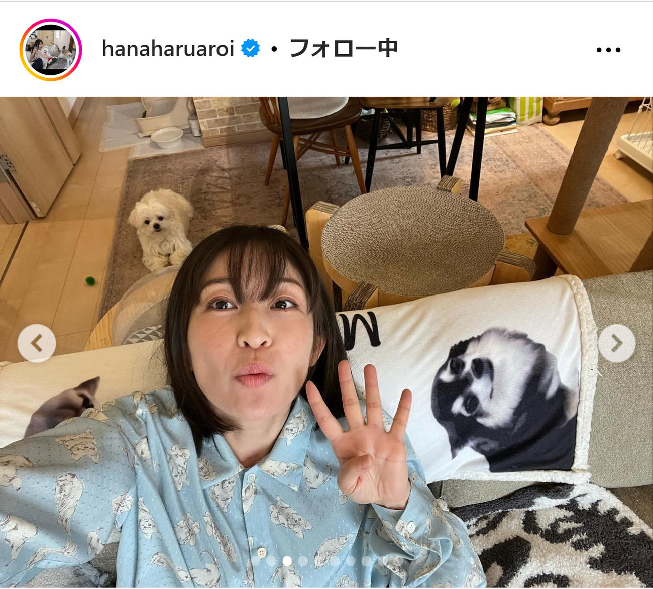 小野真弓のインスタグラムから