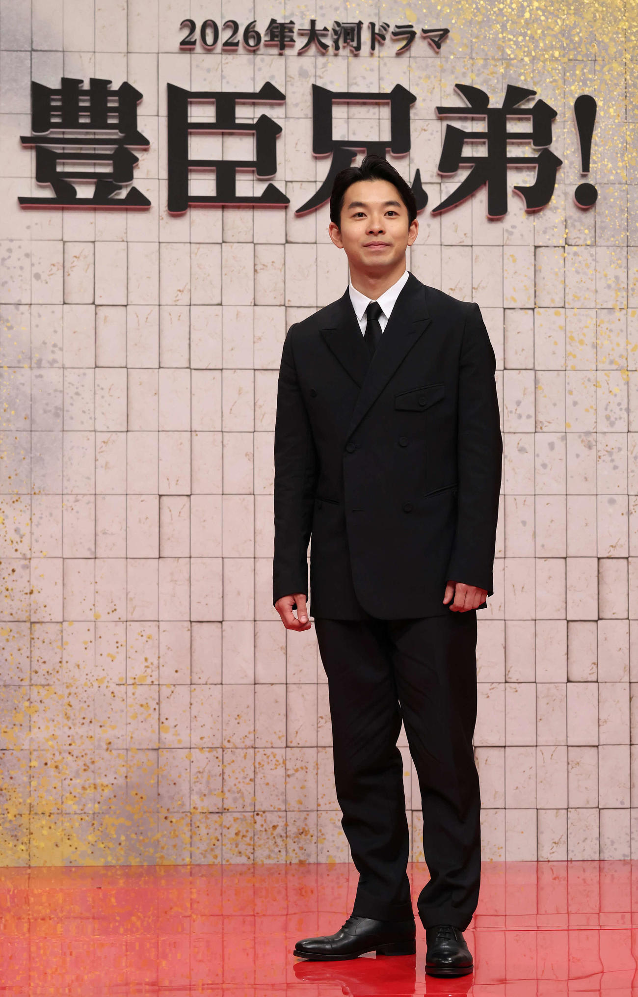 豊臣秀吉の弟秀長を演じる主演の仲野太賀（撮影・丹羽敏通）