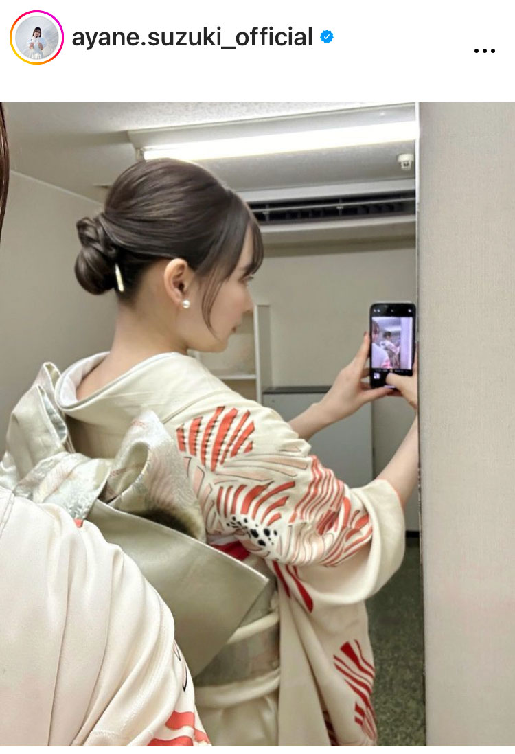 鈴木絢音のインスタグラムから