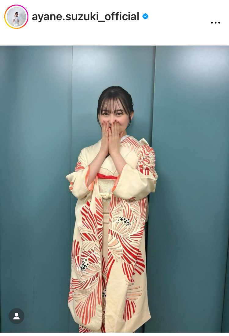 鈴木絢音のインスタグラムから