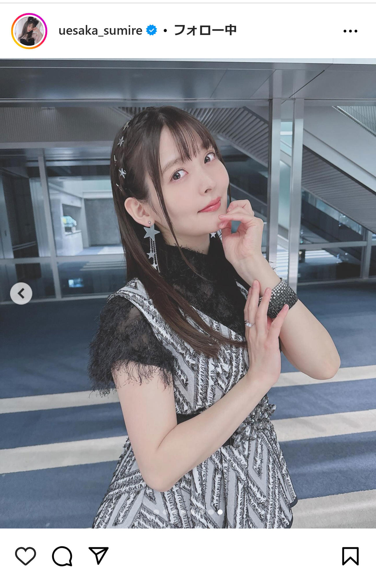 上坂すみれのインスタグラムから