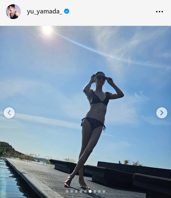 山田優のインスタグラムから