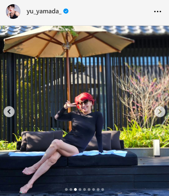 山田優のインスタグラムから