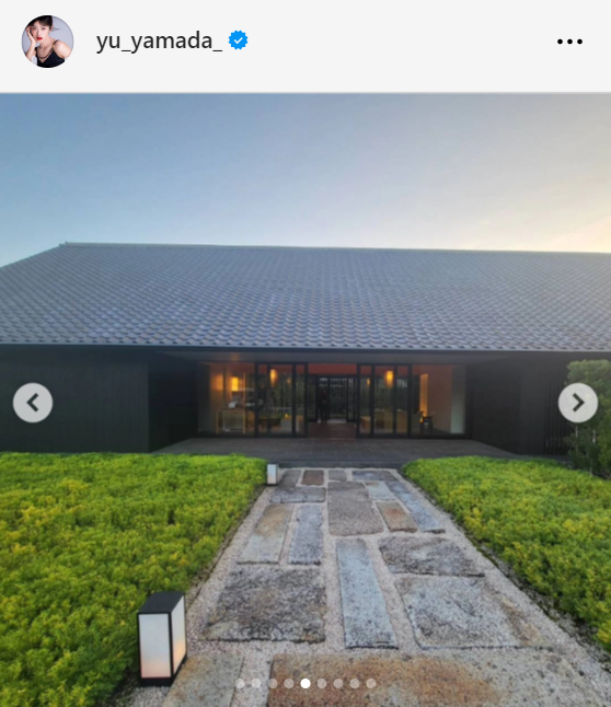 山田優のインスタグラムから