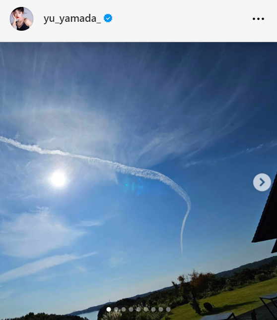 山田優のインスタグラムから