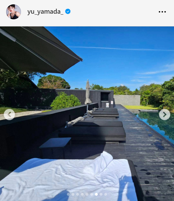 山田優のインスタグラムから