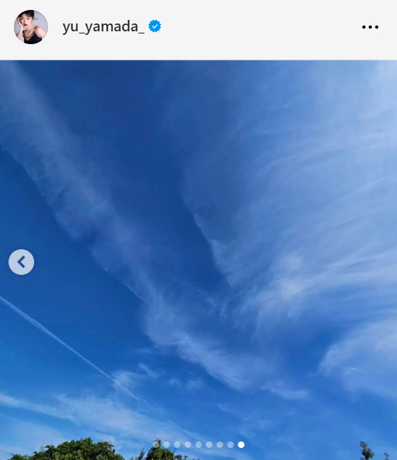 山田優のインスタグラムから